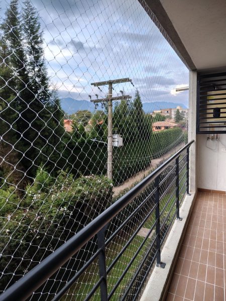 Mallas para protección de balcones